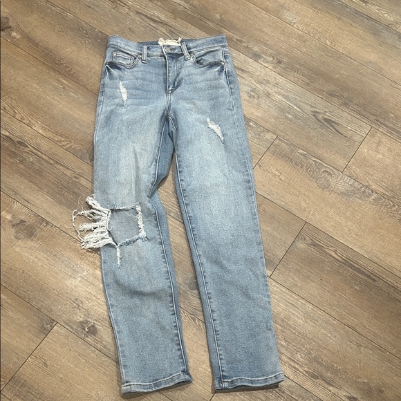 Denim - Distressed Light Blue Women's Jeans